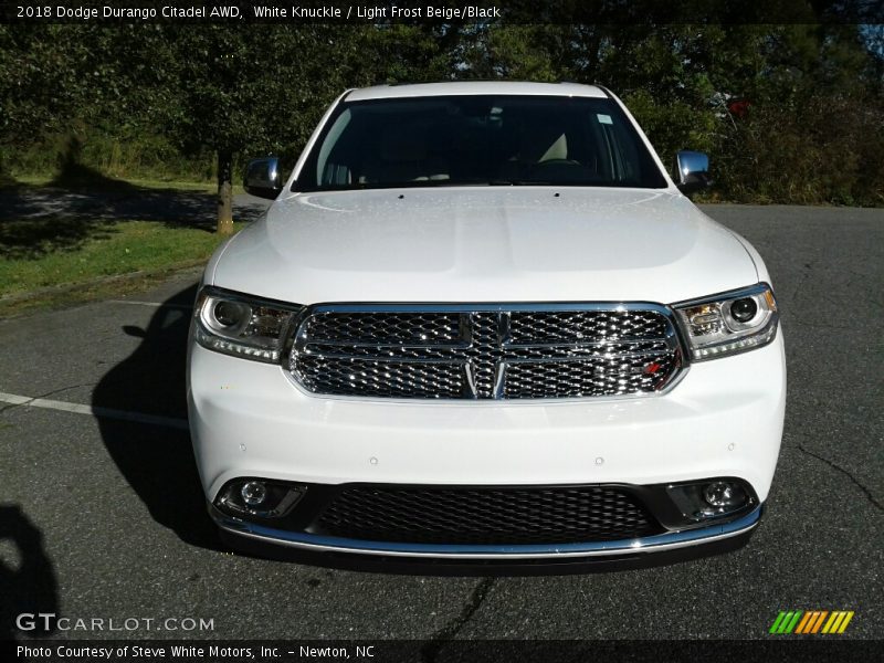 White Knuckle / Light Frost Beige/Black 2018 Dodge Durango Citadel AWD