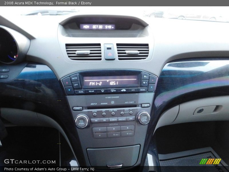 Formal Black / Ebony 2008 Acura MDX Technology