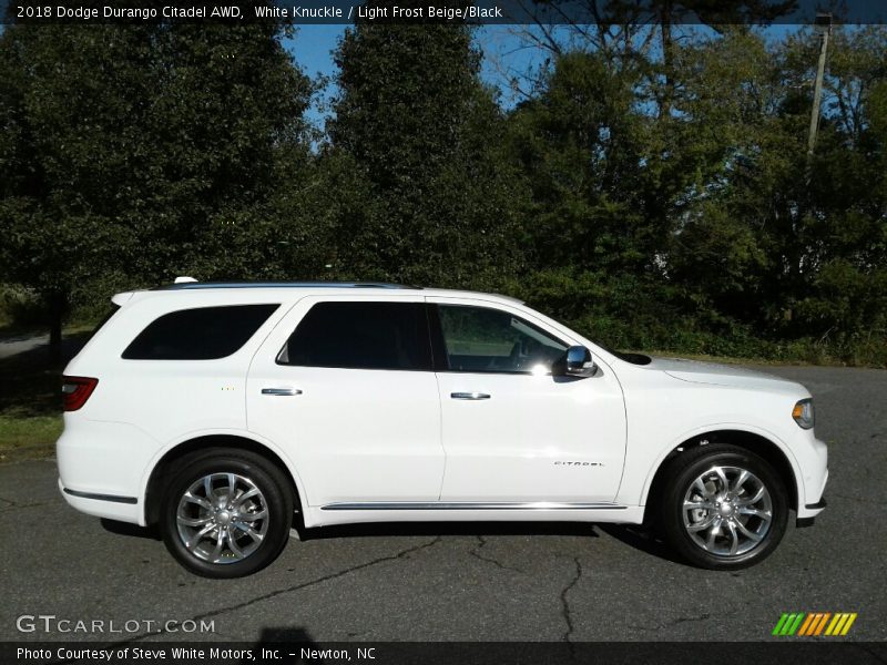 White Knuckle / Light Frost Beige/Black 2018 Dodge Durango Citadel AWD