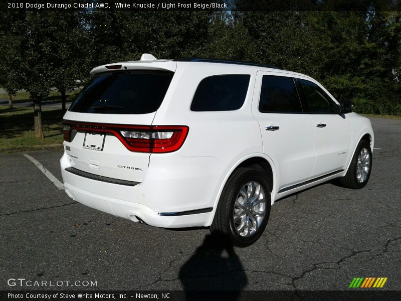 White Knuckle / Light Frost Beige/Black 2018 Dodge Durango Citadel AWD