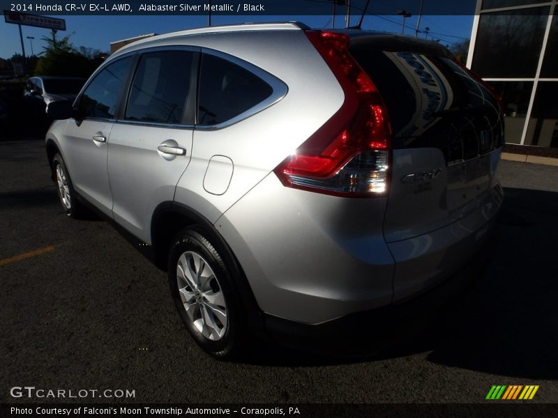 Alabaster Silver Metallic / Black 2014 Honda CR-V EX-L AWD