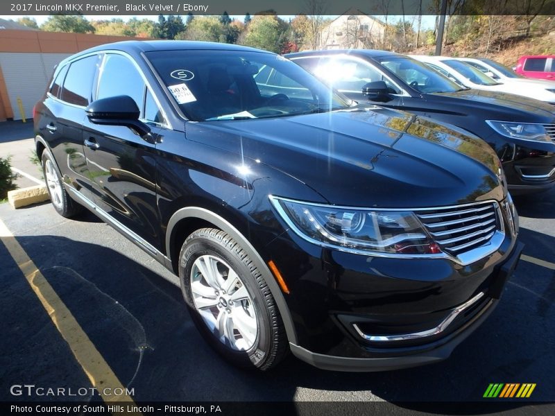 Black Velvet / Ebony 2017 Lincoln MKX Premier