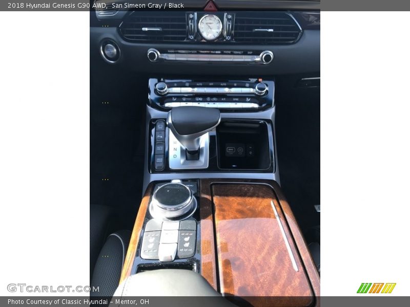 San Simeon Gray / Black 2018 Hyundai Genesis G90 AWD