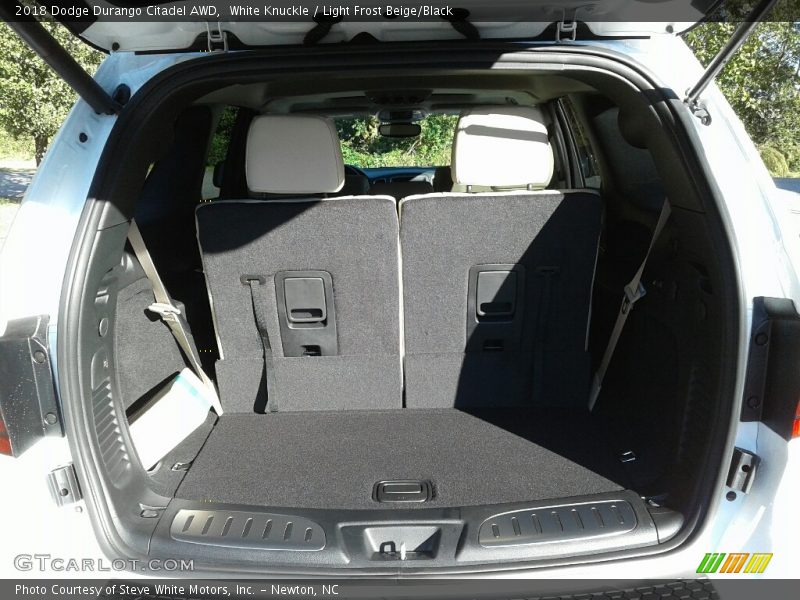 White Knuckle / Light Frost Beige/Black 2018 Dodge Durango Citadel AWD