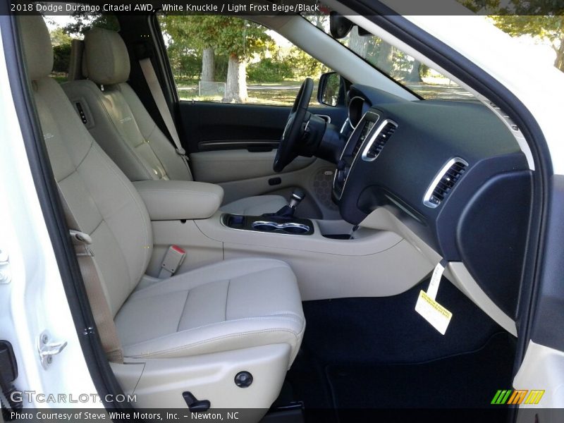 White Knuckle / Light Frost Beige/Black 2018 Dodge Durango Citadel AWD