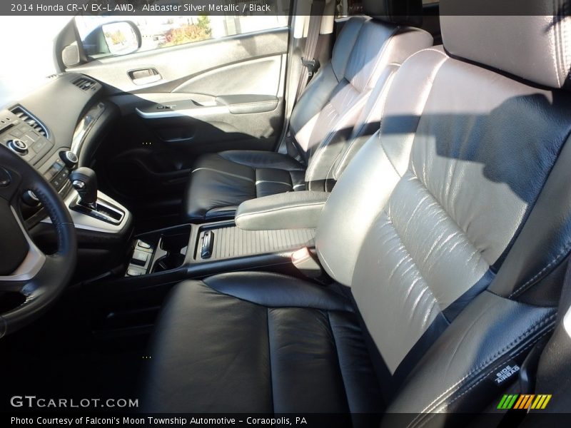 Alabaster Silver Metallic / Black 2014 Honda CR-V EX-L AWD