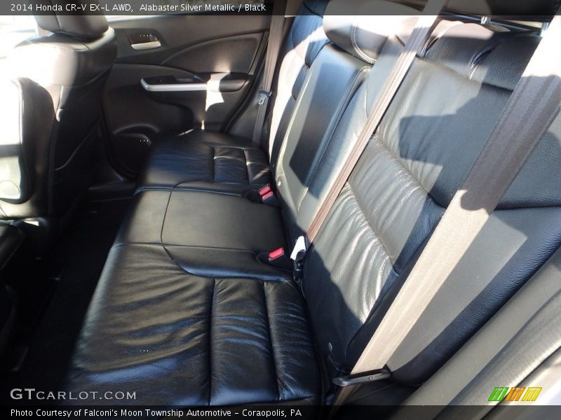 Alabaster Silver Metallic / Black 2014 Honda CR-V EX-L AWD