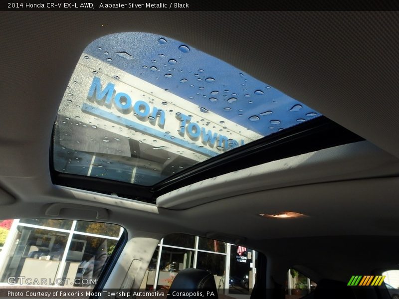 Alabaster Silver Metallic / Black 2014 Honda CR-V EX-L AWD