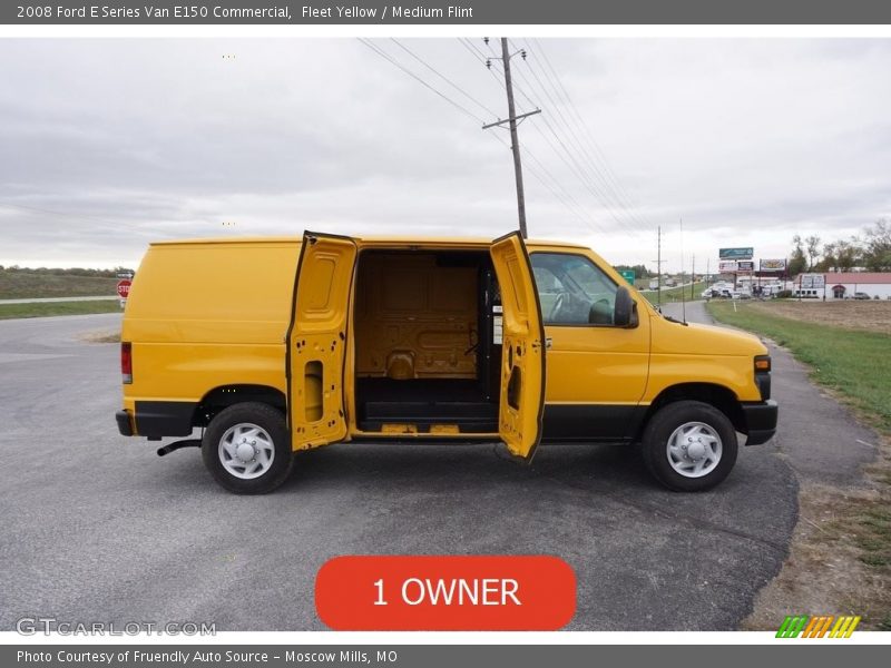 Fleet Yellow / Medium Flint 2008 Ford E Series Van E150 Commercial