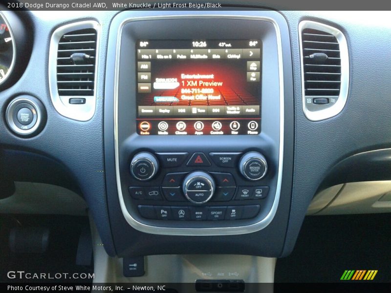 White Knuckle / Light Frost Beige/Black 2018 Dodge Durango Citadel AWD