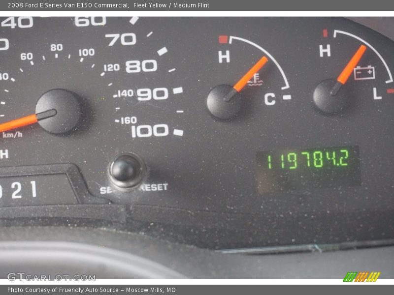 Fleet Yellow / Medium Flint 2008 Ford E Series Van E150 Commercial