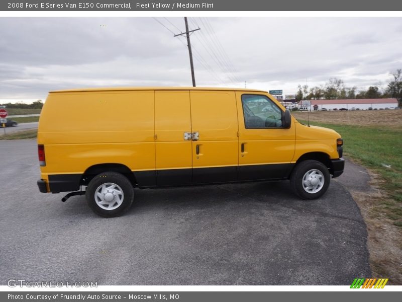 Fleet Yellow / Medium Flint 2008 Ford E Series Van E150 Commercial
