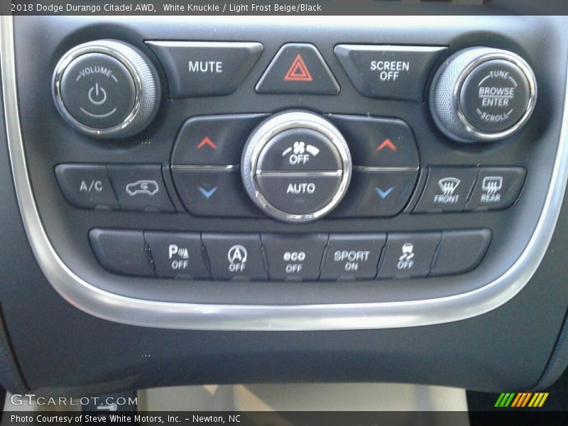 White Knuckle / Light Frost Beige/Black 2018 Dodge Durango Citadel AWD