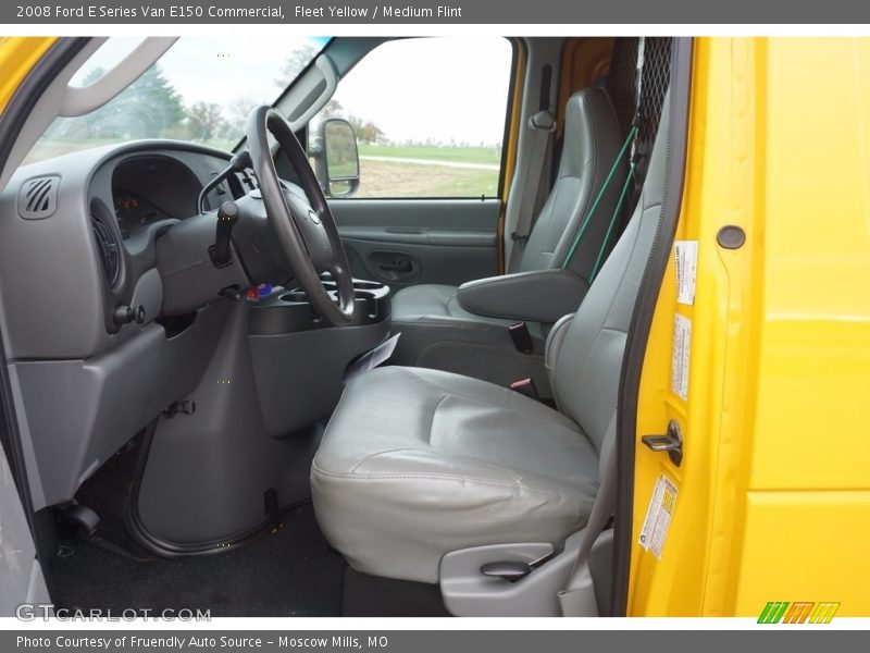 Fleet Yellow / Medium Flint 2008 Ford E Series Van E150 Commercial