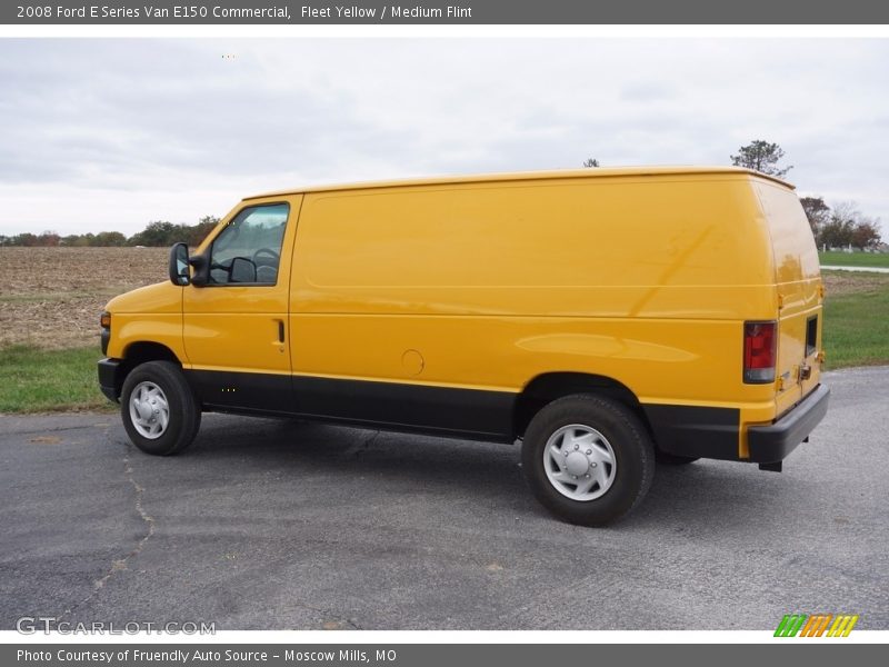 Fleet Yellow / Medium Flint 2008 Ford E Series Van E150 Commercial