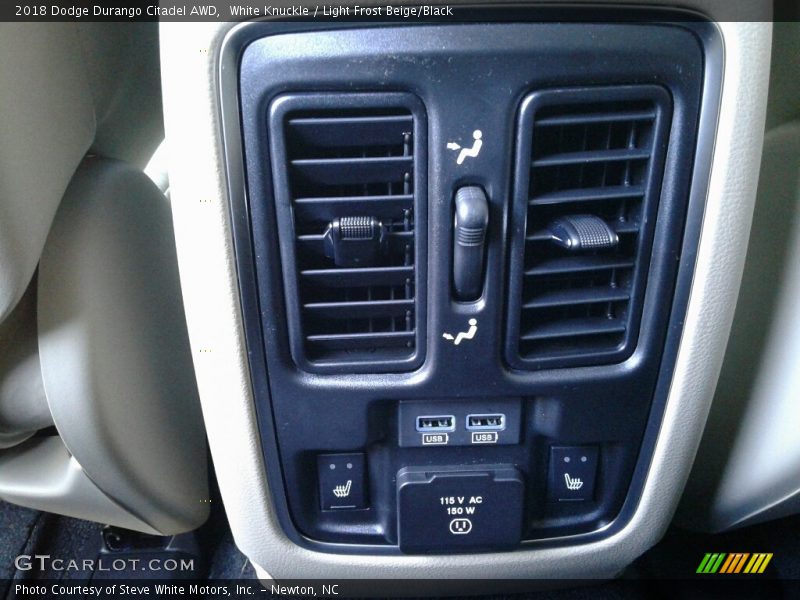 White Knuckle / Light Frost Beige/Black 2018 Dodge Durango Citadel AWD