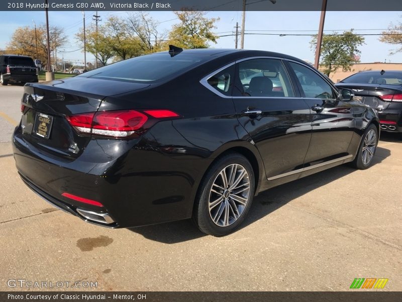 Victoria Black / Black 2018 Hyundai Genesis G80 AWD