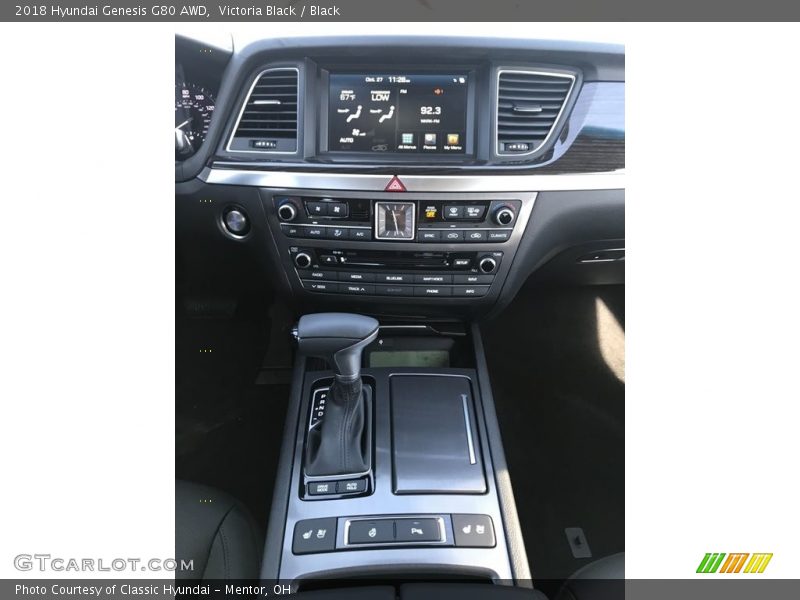 Victoria Black / Black 2018 Hyundai Genesis G80 AWD