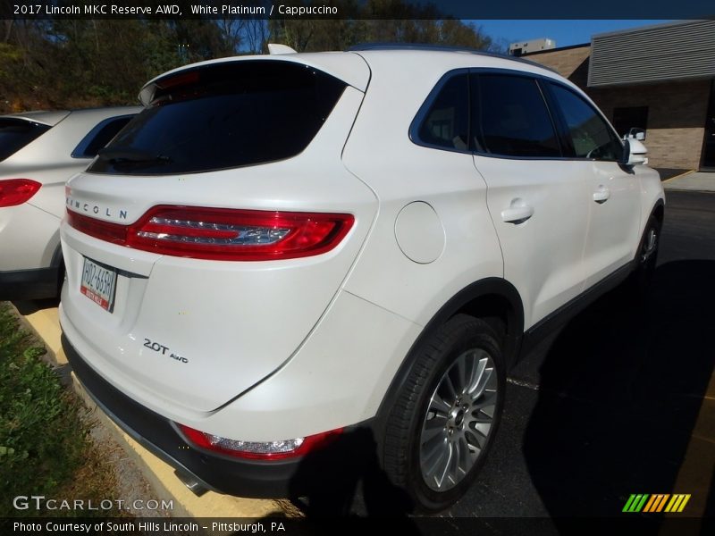 White Platinum / Cappuccino 2017 Lincoln MKC Reserve AWD