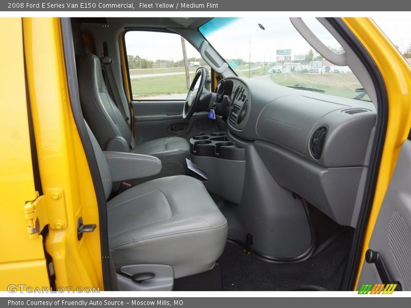 Fleet Yellow / Medium Flint 2008 Ford E Series Van E150 Commercial