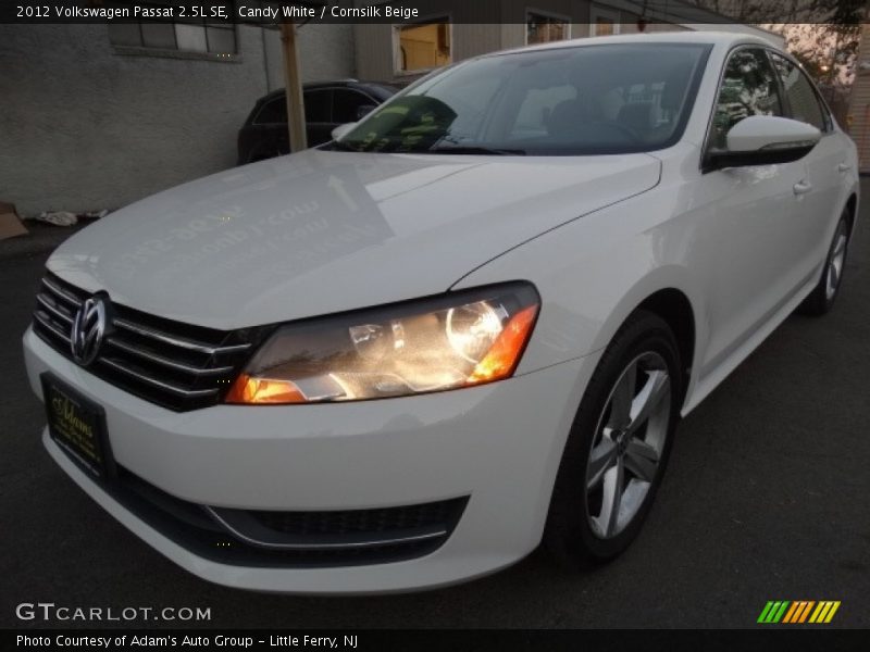 Candy White / Cornsilk Beige 2012 Volkswagen Passat 2.5L SE