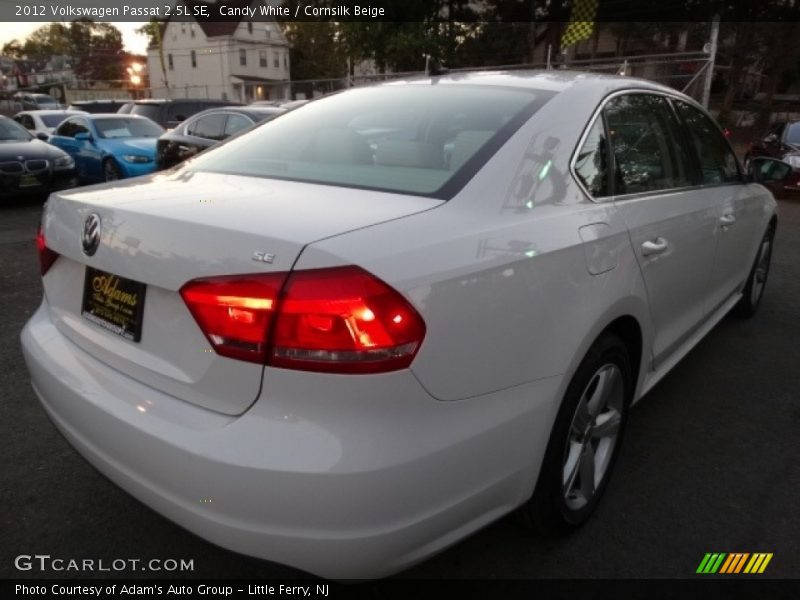 Candy White / Cornsilk Beige 2012 Volkswagen Passat 2.5L SE