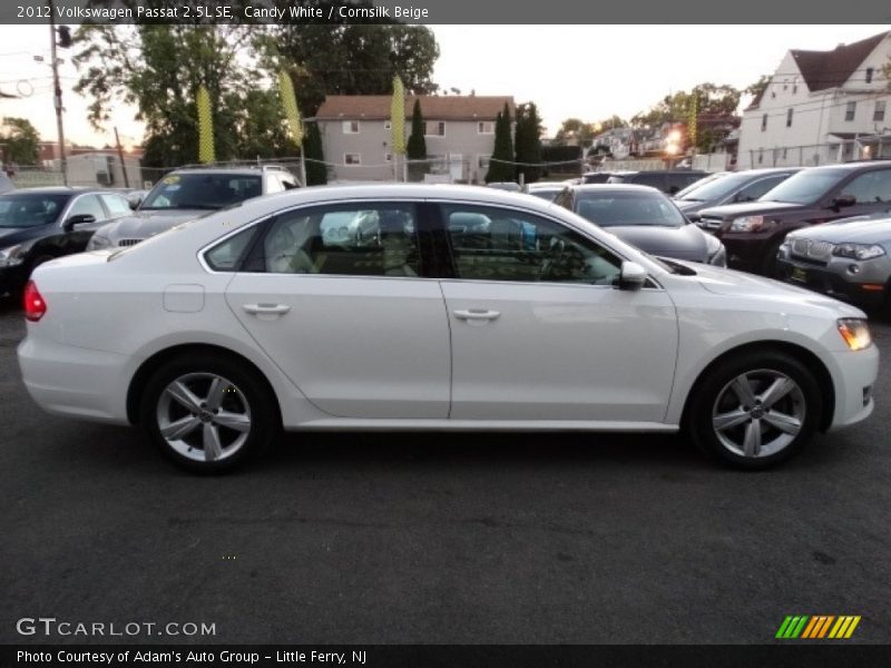 Candy White / Cornsilk Beige 2012 Volkswagen Passat 2.5L SE