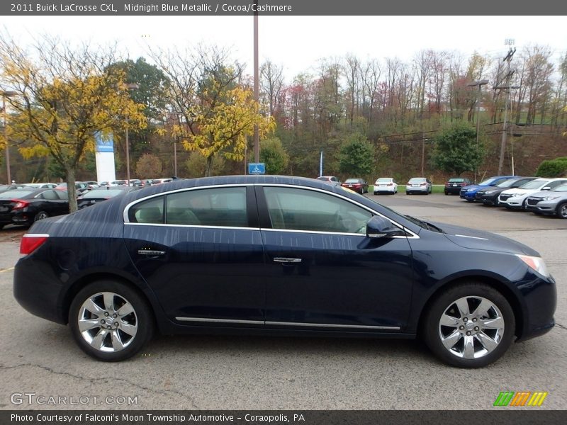 Midnight Blue Metallic / Cocoa/Cashmere 2011 Buick LaCrosse CXL