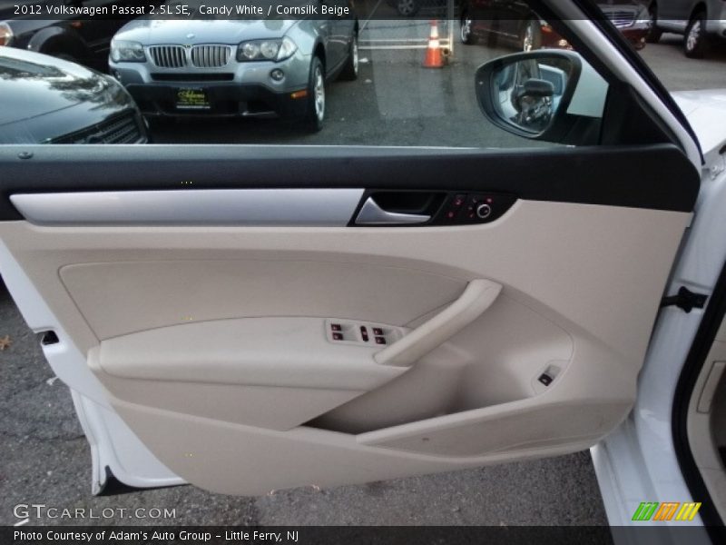 Candy White / Cornsilk Beige 2012 Volkswagen Passat 2.5L SE