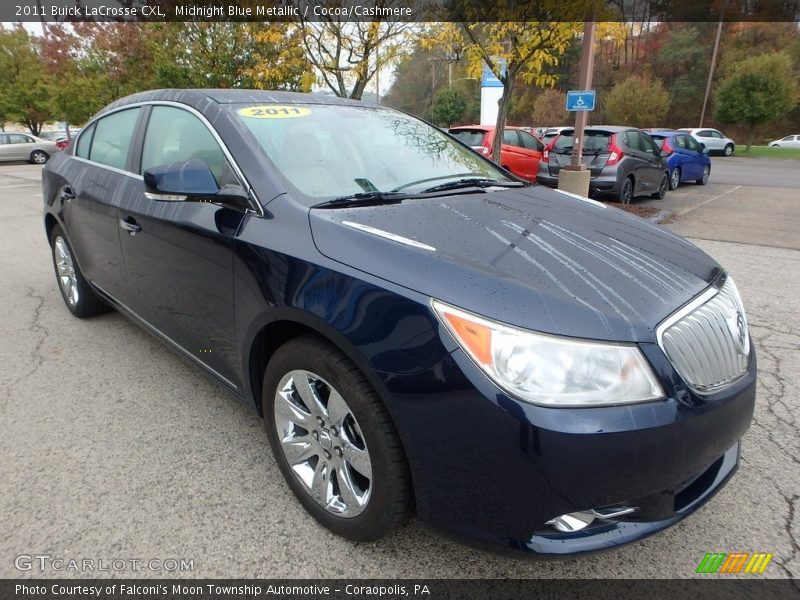 Midnight Blue Metallic / Cocoa/Cashmere 2011 Buick LaCrosse CXL