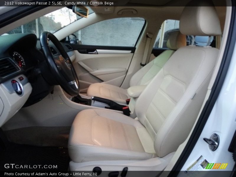 Candy White / Cornsilk Beige 2012 Volkswagen Passat 2.5L SE