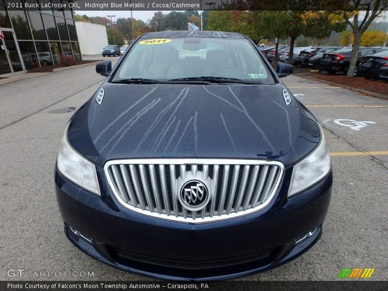 Midnight Blue Metallic / Cocoa/Cashmere 2011 Buick LaCrosse CXL