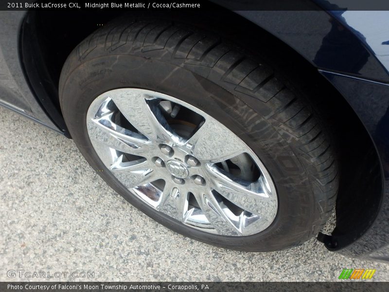 Midnight Blue Metallic / Cocoa/Cashmere 2011 Buick LaCrosse CXL
