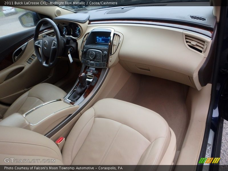 Midnight Blue Metallic / Cocoa/Cashmere 2011 Buick LaCrosse CXL