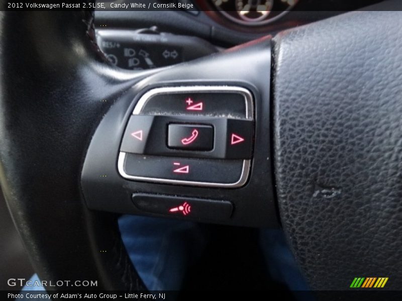 Candy White / Cornsilk Beige 2012 Volkswagen Passat 2.5L SE
