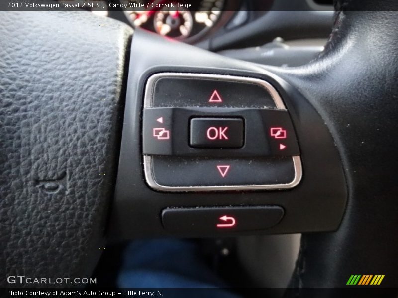 Candy White / Cornsilk Beige 2012 Volkswagen Passat 2.5L SE