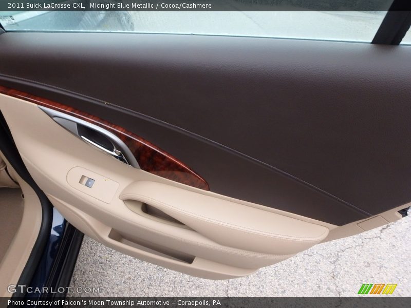 Midnight Blue Metallic / Cocoa/Cashmere 2011 Buick LaCrosse CXL