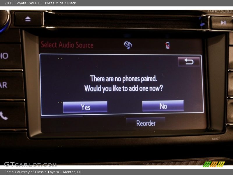 Pyrite Mica / Black 2015 Toyota RAV4 LE