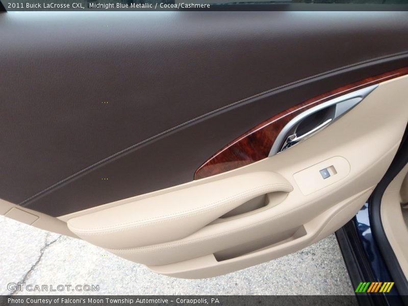 Midnight Blue Metallic / Cocoa/Cashmere 2011 Buick LaCrosse CXL