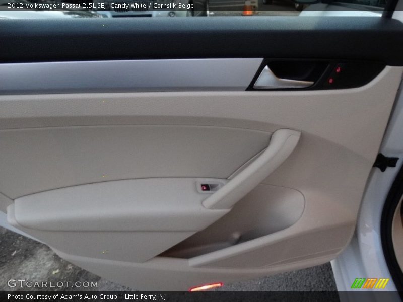 Candy White / Cornsilk Beige 2012 Volkswagen Passat 2.5L SE