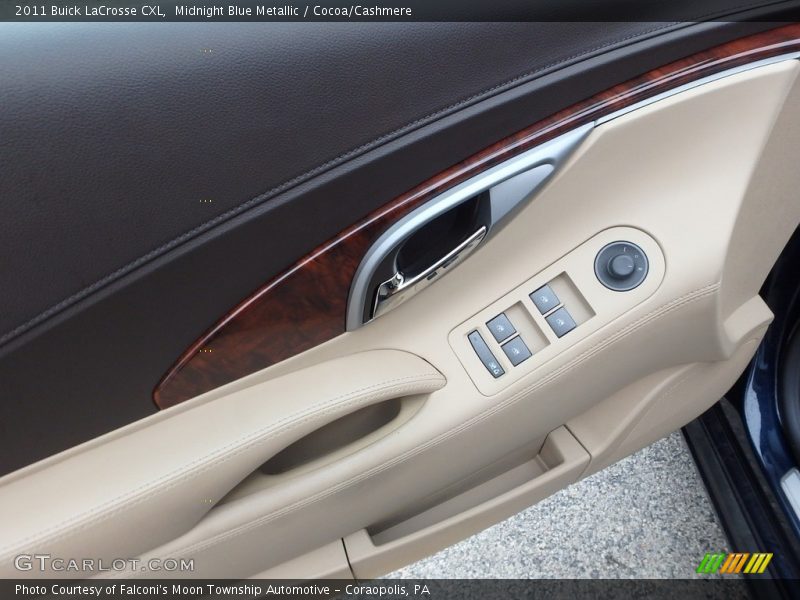 Midnight Blue Metallic / Cocoa/Cashmere 2011 Buick LaCrosse CXL