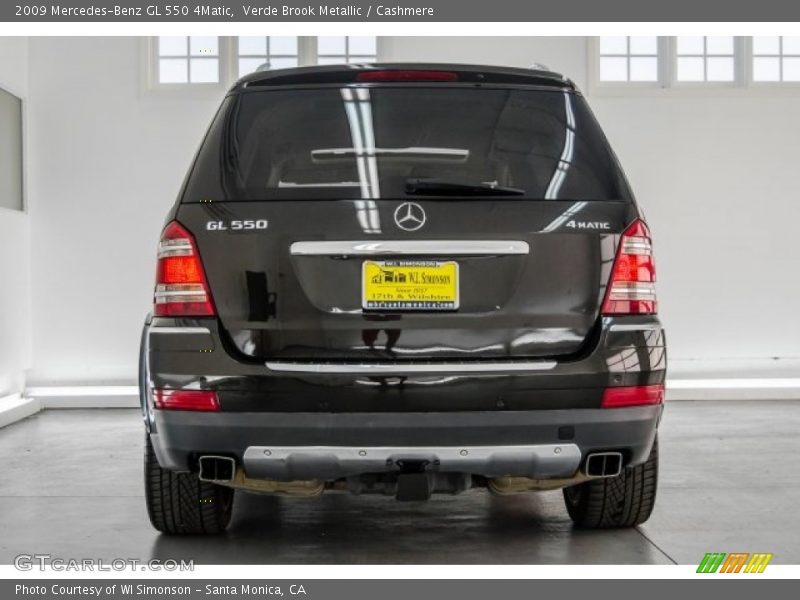 Verde Brook Metallic / Cashmere 2009 Mercedes-Benz GL 550 4Matic