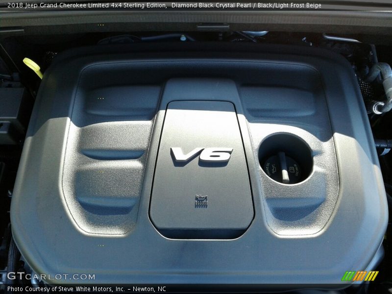 Diamond Black Crystal Pearl / Black/Light Frost Beige 2018 Jeep Grand Cherokee Limited 4x4 Sterling Edition