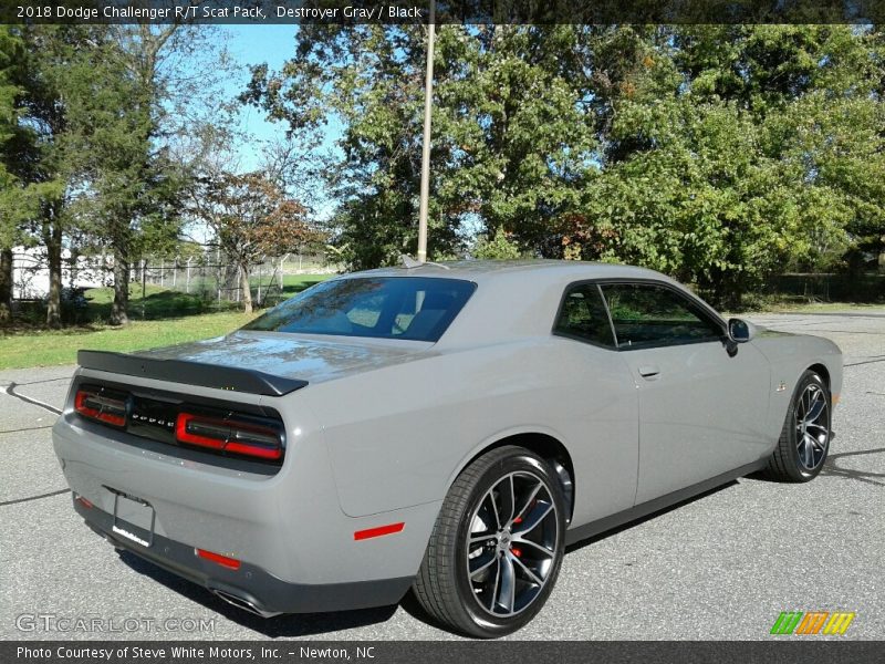 Destroyer Gray / Black 2018 Dodge Challenger R/T Scat Pack