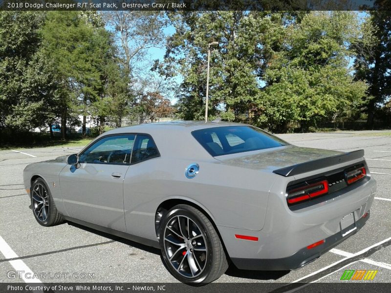 Destroyer Gray / Black 2018 Dodge Challenger R/T Scat Pack
