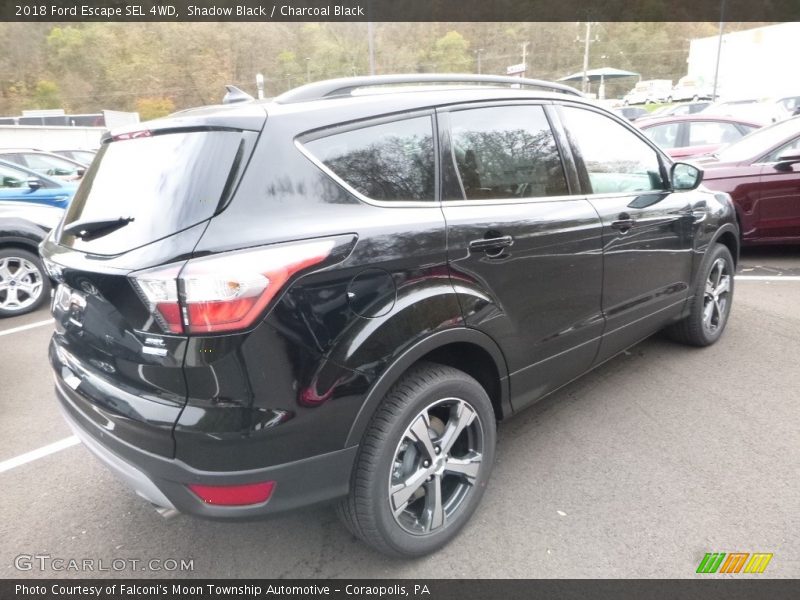 Shadow Black / Charcoal Black 2018 Ford Escape SEL 4WD