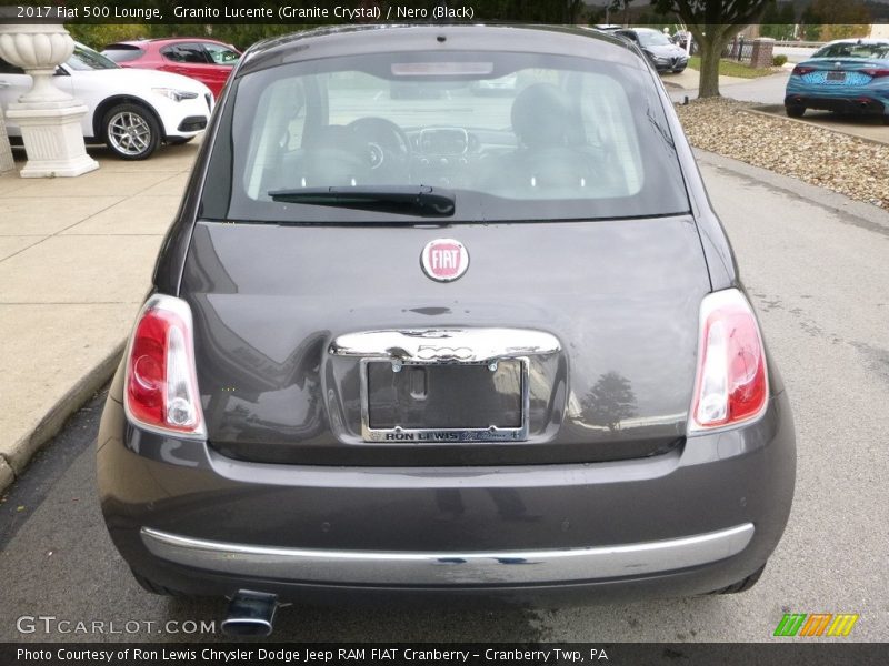 Granito Lucente (Granite Crystal) / Nero (Black) 2017 Fiat 500 Lounge