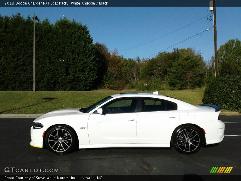 White Knuckle / Black 2018 Dodge Charger R/T Scat Pack