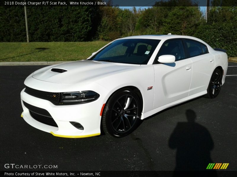 White Knuckle / Black 2018 Dodge Charger R/T Scat Pack