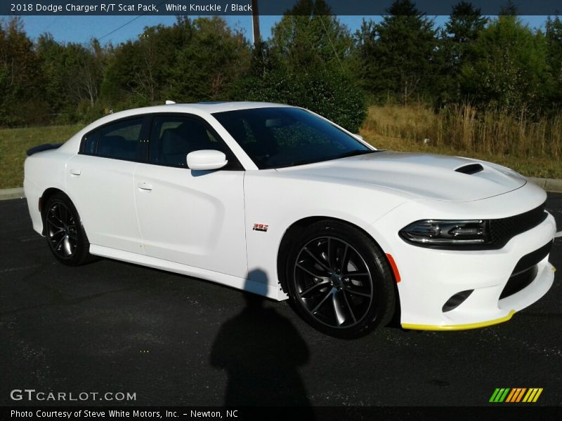 White Knuckle / Black 2018 Dodge Charger R/T Scat Pack